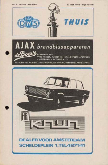 AZ Programma 29-sep-1968 DWS uit